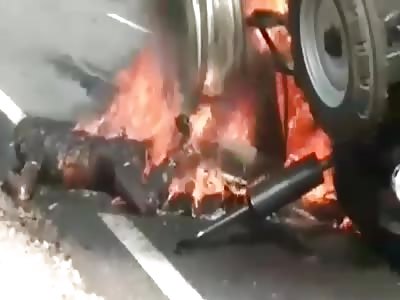 Tractor Driver Doesn't Survive Flames
