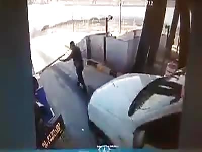 Toll Booth Employee Brutally Run Over By Truck