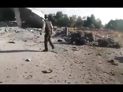 7 civilians killed as a result of the bombing of the planes by Assad 
