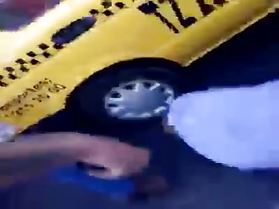 taxi thief receive shock
