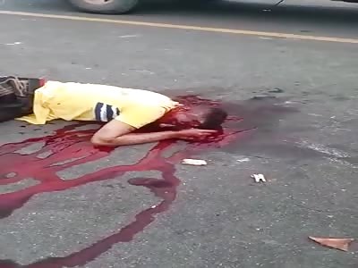 Murdered man with head shot