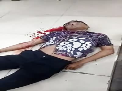 man in agony after accident