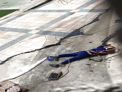accident Worker who fell at the construction site loses his life