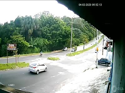 CCTV. Accident with fatal victim 