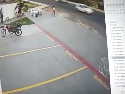 CCTV exact moment that hitmen shoot young