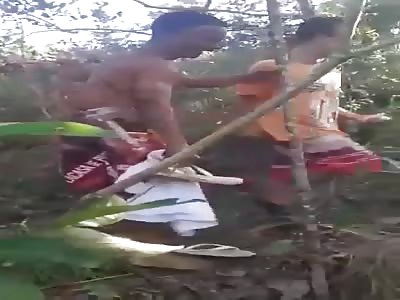 Man Brutally Punished, Savagely Beaten with Wood