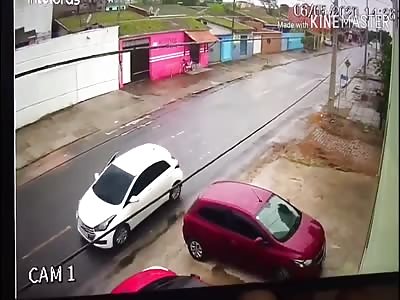 CCTV . Man executed inside his car by. Hitmen 