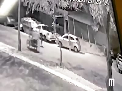 CCTV. Executed in His car by hitmen 