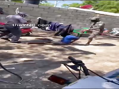 Police Brutally Punish Thief