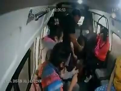 thieves shoot in assault on public transport van 