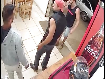 Delivery Guy Knocks Out Two People