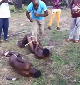 Thieves Getting Tortured in Africa