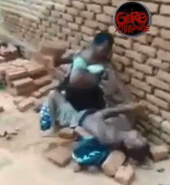 Woman Knocks Out Husband With a Brick.