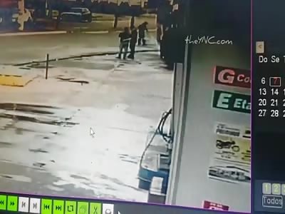 CCTV. discussion ends in tragedy 