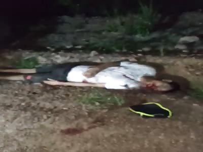 Murdered man with head shot 
