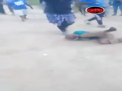 thief brutally punished by enraged community 