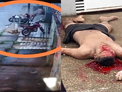 CCTV. motorcyclist loses life by losing control + Aftermath