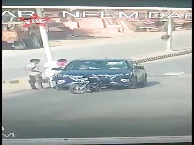 CCTV. couple is executed inside their car