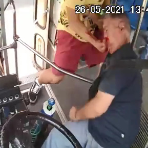 Bus driver is brutally beaten 