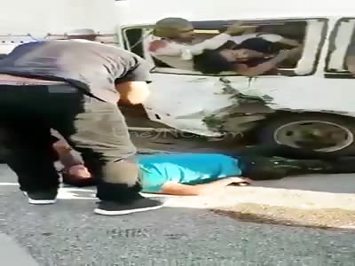 car carrying Syrian workers suffers brutal accident