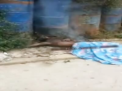 man is lynched and burned alive for raped 