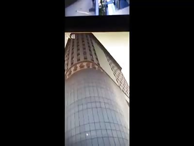 MAN JUMPS TO HIS DEATH AND BOUNCES OF THE BUILDING