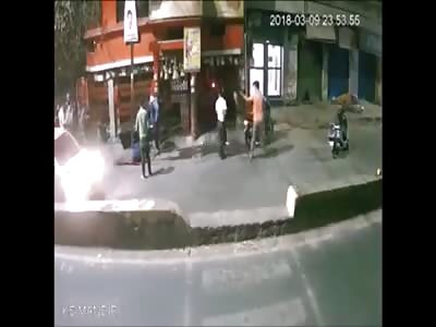 Scooter driver drives head on to wall at full speed and dies 