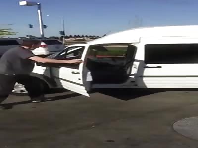 THings get out of hand at a gas station fight