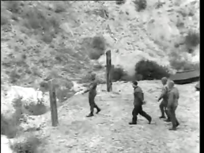 Dozens Of Nazis Executed By Firing Squad