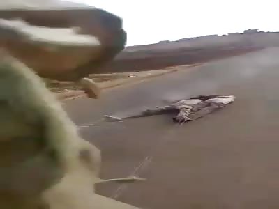 SAA Corpses Dragged Behind The Truck