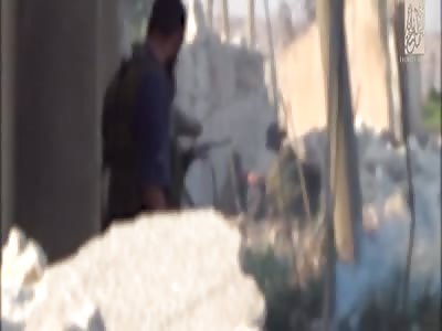 Rebels Trying To Save Wounded Ally Gets Lit Up With Gunfire
