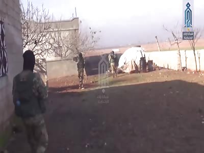 Rebels Assaulting And Overtaking Regime Positions Earlier Today 