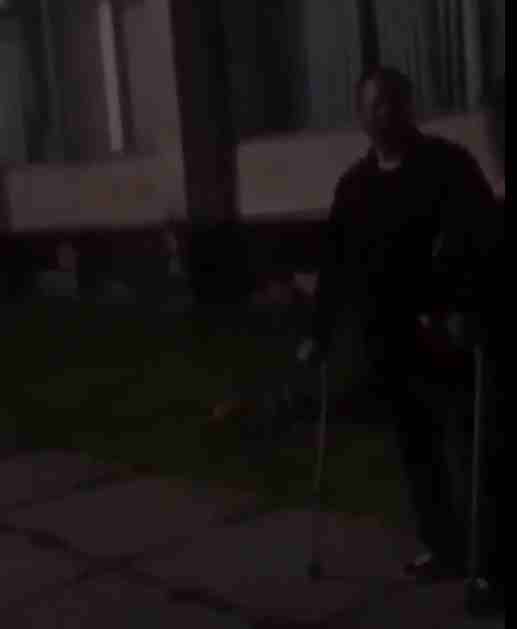 Cruel Ukrainian Youth Beat Up A Disabled Man