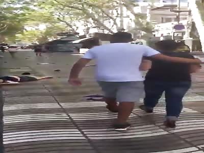 Muslim van attack on Barcelona, Spain