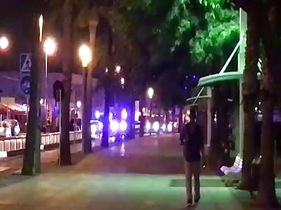 Another terrorist attack in cambrils, Spain