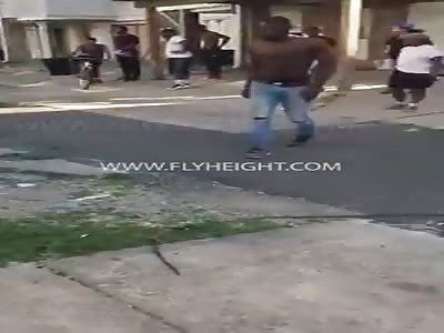 Dude Left In Critical Condition After Getting Knocked During A Wild Brawl In The Hood