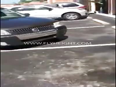 Girl Gets Hit By a SUV Twice But Still Ends Up Beating The Driver