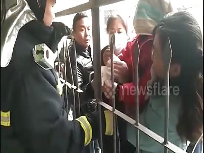 Curious pupil gets his hand impaled on railings on school gate