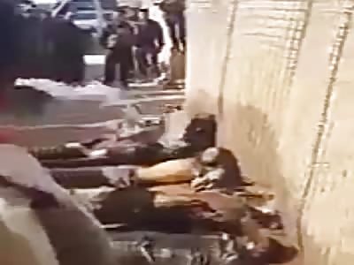 Daesh terrorists bathing in sewage