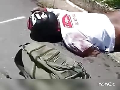 Crashed biker that lost left arm