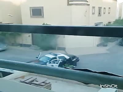 Saudi police kill terrorist S who tried to drive in the car