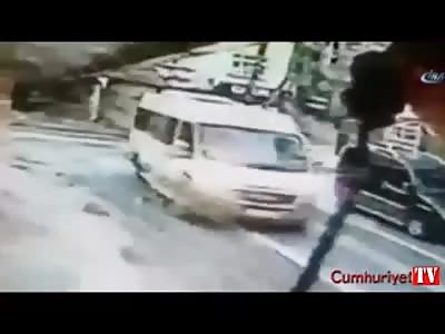 Old man and run over and killed in hospital