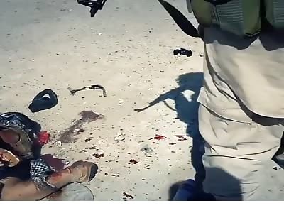 Video of the Islamist soldiers killed and a member in their last seconds of life