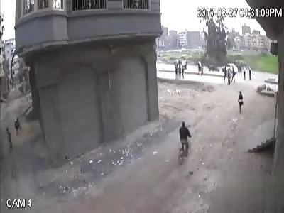 By another angle video of the students run over