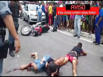 Thugs try to flee the police and one has the loss severed