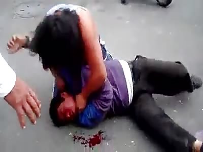 Man brutally beaten in a fight