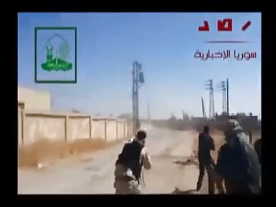 Syrian officer crossed the side of a group of free army Mild mg