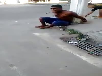 Thief beating 