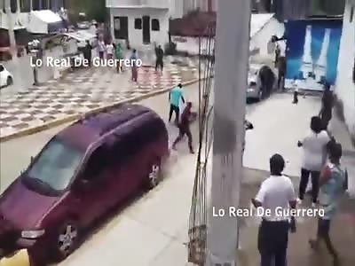 Man being killed shot in acapulco