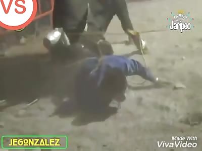 _Video 3_ Bullfighting festival Mexico several injured